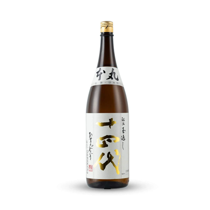 Juyondai Honmaru Tokubetsu Honjozo Sake Front View - 1800ml. Authentic bottle shipped by TRIPLEMERI.